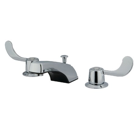 KINGSTON BRASS KB931 Widespread Bathroom Faucet, Polished Chrome KB931